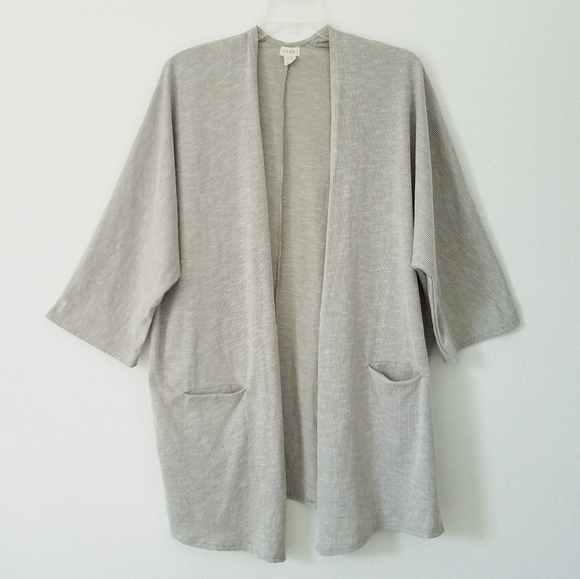 Donni Sweaters - Donni Plus Size Sandwash Open Cardigan